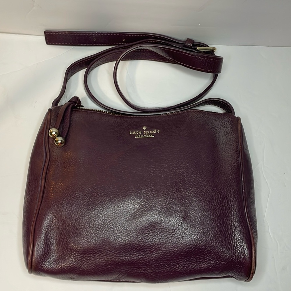 Kate Spade burgundy maroon crossbody